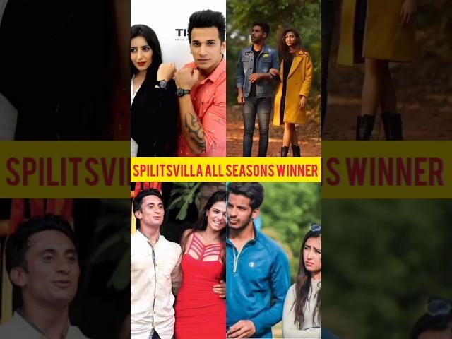 1 TO 15 SEASONS SPLITSVILLA  WINNER#mtv #splitsvilla15 #splitsvillawinner #viral #shorts