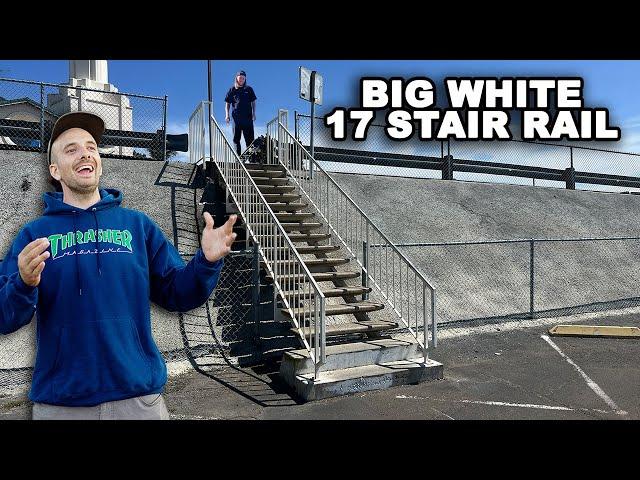 Skating Big White 17 Stair!? Feat. Gabriel Summers - Spot History Ep. 25