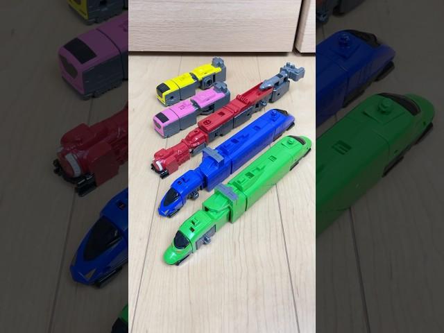 【烈車戦隊トッキュウジャー】デラックスロボユニバースのトッキュウオーで遊んでみた#toys #スーパー戦隊 #powerrangers #megazord #rasuba