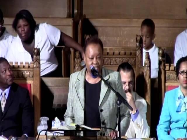 Edna Tatum speaks @ Historic Little Rock Baptist Church 7/28/13s