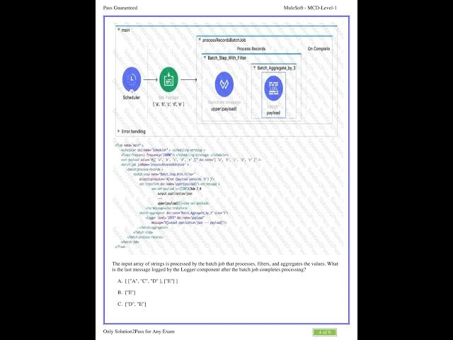 MuleSoft MCD-Level-1 Practice Test