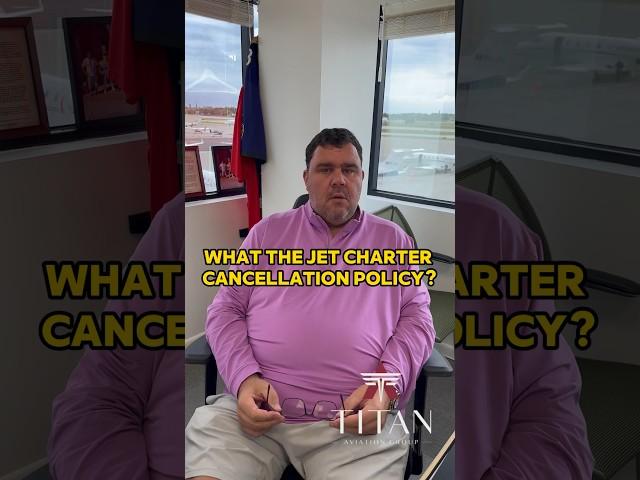 Jet charter cancellation policy  #privatejet #aviation #jetcharter