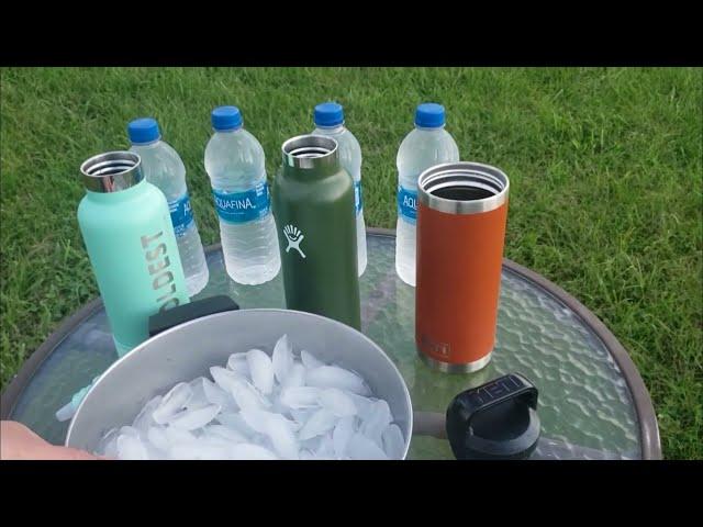 Yeti vs Coldest vs HydroFlask - Best Water Bottle Review