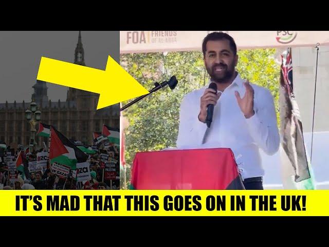 Humza Yusef Should Be ARRESTED For THIS Terrorist Supporting Speech!