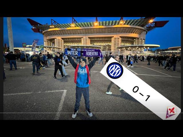 Inter vs Ac Fiorentina - Stadiumvlog| Unlucky day for Inter ! | Pippo11