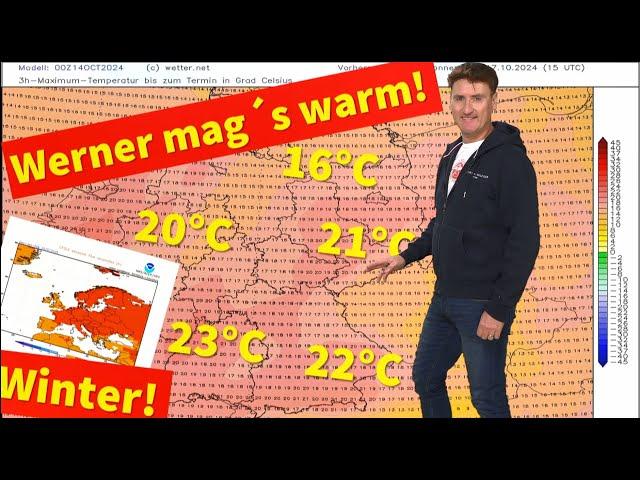 UPDATE Winterprognose 2024/25: Wann kommt der erste Schnee? Hoch Werner wärmt den Oktober auf