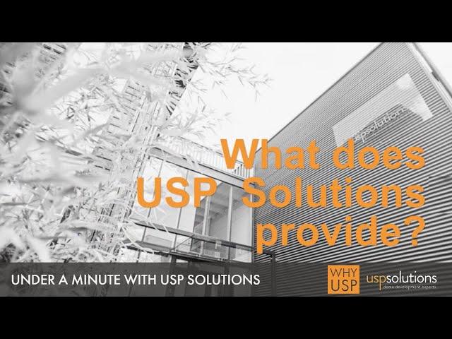 Under a minute with USP Solutions