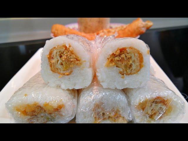 How To Make Chinese Sticky Rice Rolls (Cífàn)