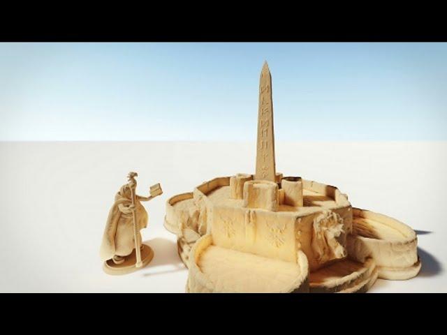 Frostgrave Wargame Terrain - Dwarven Fountain