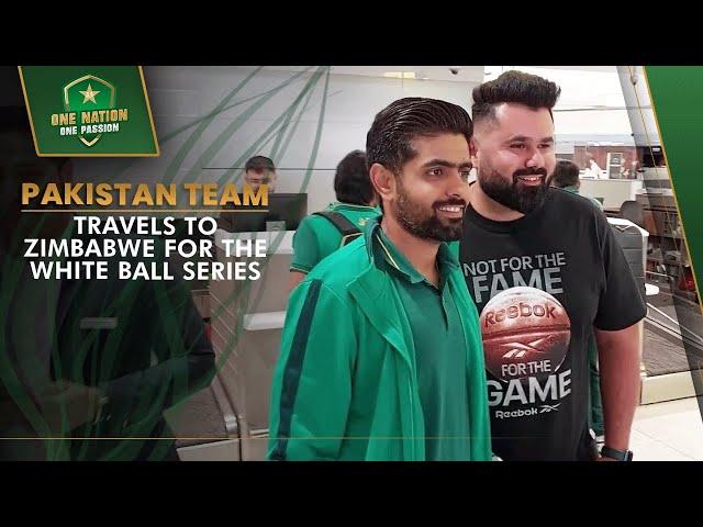 Pakistan Team Travels to Zimbabwe for the White-Ball Series