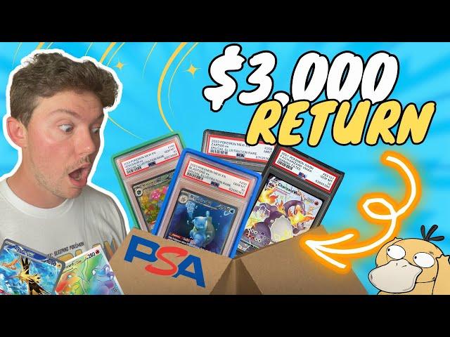 First Pokemon PSA Return 2024!!! $3000 Worth of Pokemon Cards