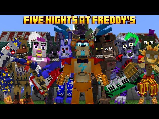 This FNAF Minecraft Mod Update IS INCREDIBLE! (Fnaf Universe and Fanverse Mod Showcase)