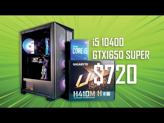 Intel i5 10400 H410M DS3H GTX1650 SUPER Ram 16G (Benchmark PUBG, Fortnite, CSGO and GTA5 )
