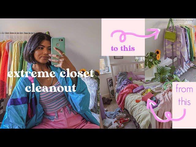 extreme closet cleanout!!