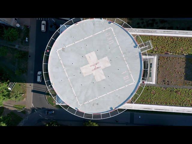 Die Uniklinik Düsseldorf aus der Vogelperspektive