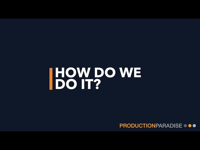 Production Paradise | 1 Min. Intro