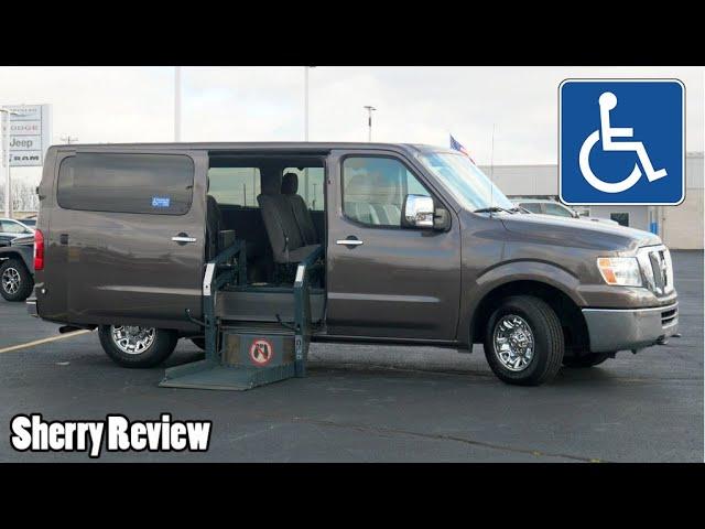 1 Owner! 2017 Nissan NV3500 - Side-Entry Mobility Passenger Van | Sherry Review