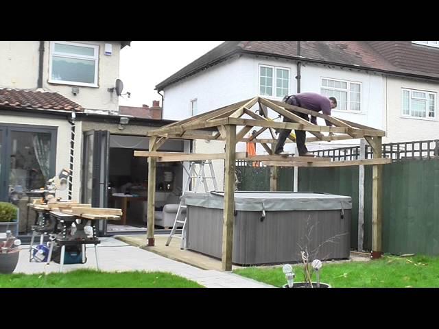 Wooden Gazebo  Build 2.8x3m