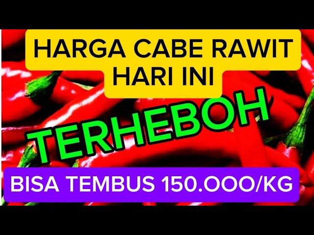 TERUS MEROKET, HARGA CABAI HARI INI DI PASAR 2 JANUARI 2025