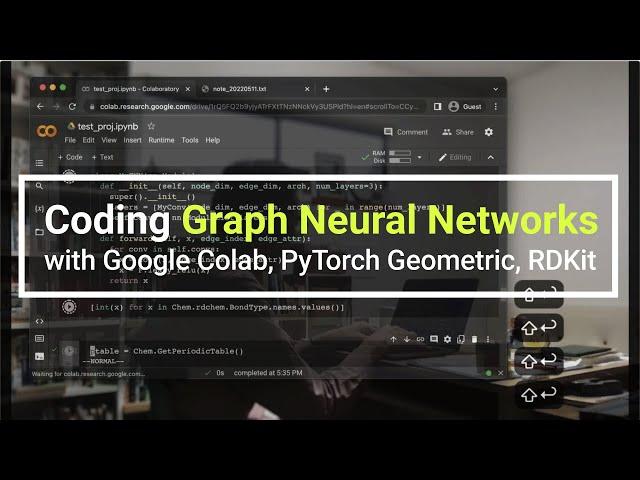 Coding Graph Neural Networks (GNNs) for Molecular Property Prediction