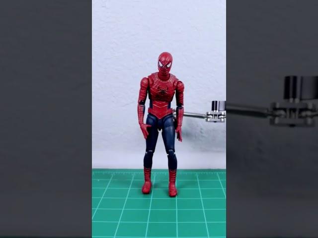 Spider-Man Stop Motion Walking Sequence (Practice)  #spiderman #stopmotion #animation