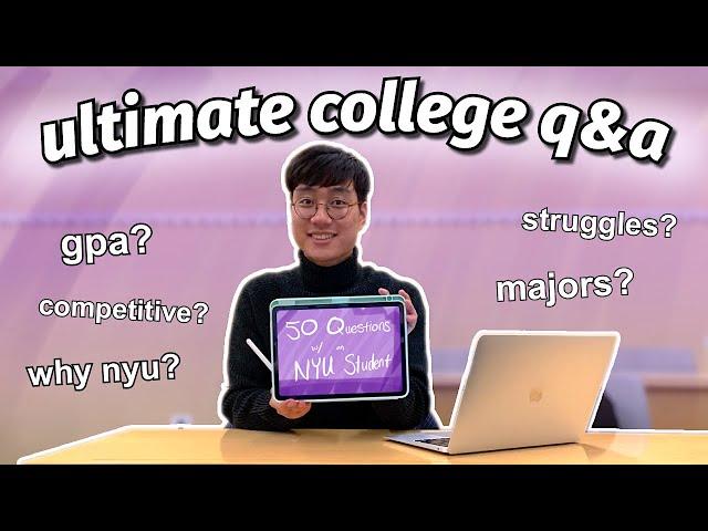 50 Questions with an NYU Student | OllehRebelz