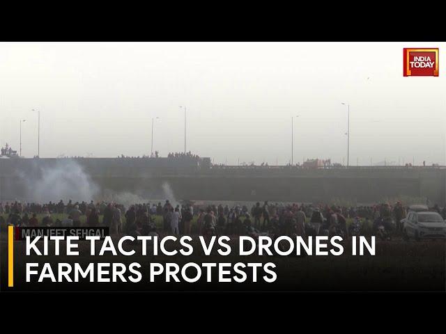 Farmers in Haryana Use Kites in Anti-Drone Tactic Amid Protests | Farmer Protest