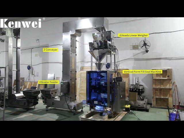 Kenwei丨Economic linear weigher with vertical packing machine system