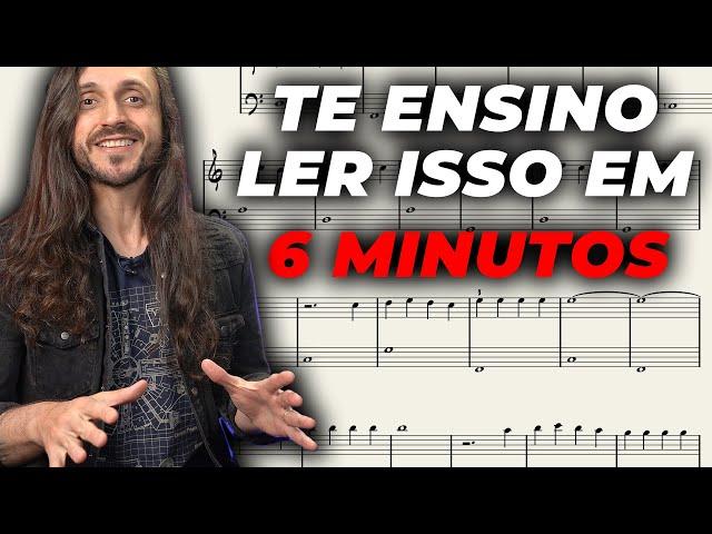 Como ler PARTITURAS do ZERO (sem linguagem difícil de entender)
