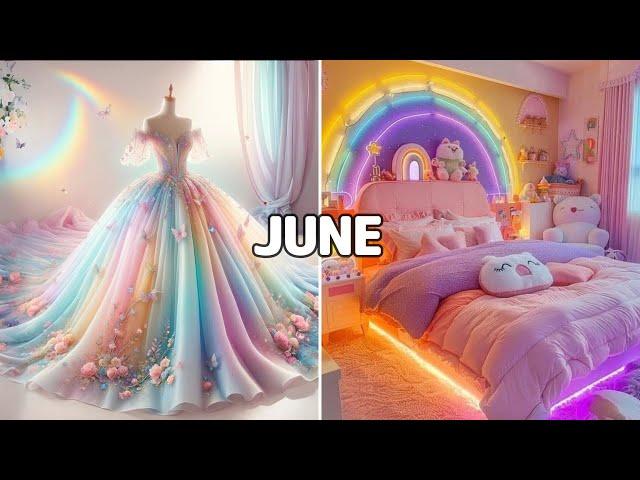 Choose Your Birthday Month and see your Dress and Bedroom️ || #trending #viral #video