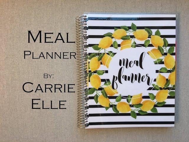 Meal Planner -{Carrie Elle}