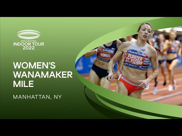 Elle Purrier takes Wanamaker Mile win | World Indoor Tour Gold Manhattan 2022