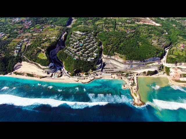  Melasti Beach / Bali / Indonesia [4K Ultra HD video from drone and land]