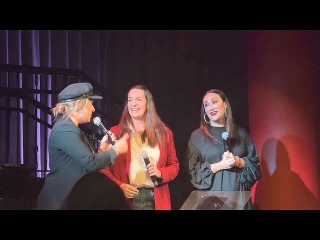 3 Elphaba's Eden Espinosa, Julia Murney and Jessica Vosk