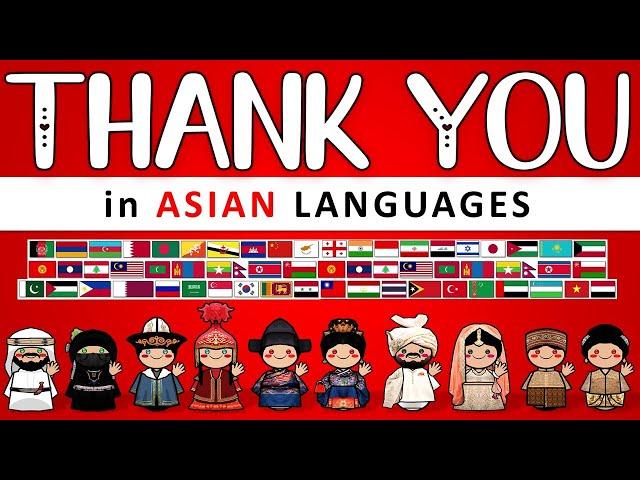 THANK YOU in Different Asian Languages | Learn in Minutes!