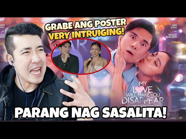 KIMPAU | My Love Will Make You Disappear Official Poster Reaction! | PAULO AVELINO | KIM CHIU