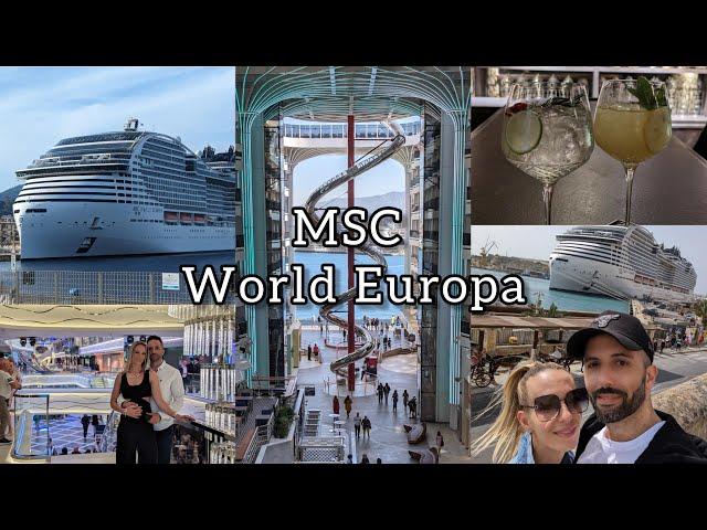 MSC World Europa | Mediterranean 7 Nights Cruise | April 2024 | 4K