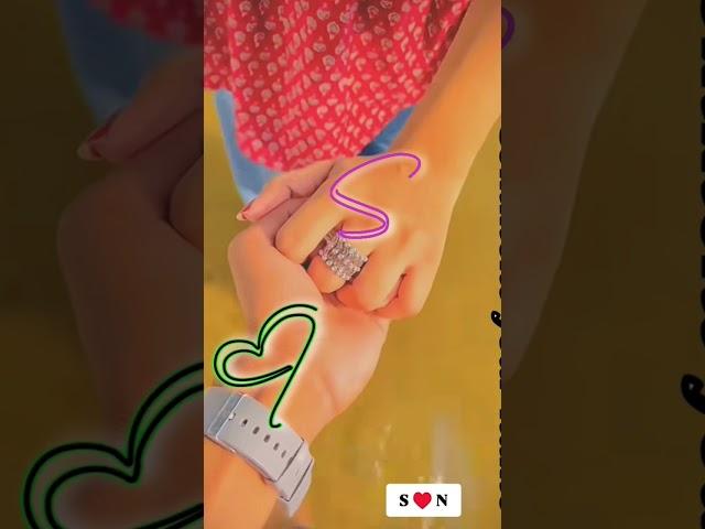 S N#love status#YouTube short video#name letter#editing short#editor Rajkumar kalyanpura