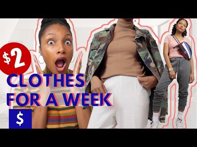 I Wore $2 Clothes for a Week Challenge! | BlueprintDIY