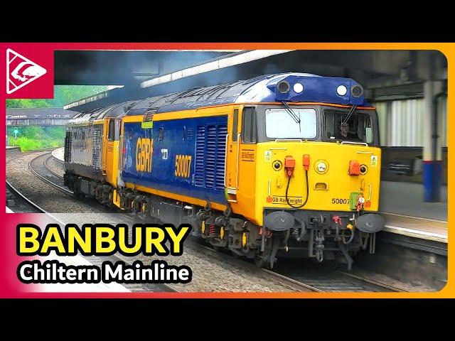 RUSH HOUR! Trains at Banbury (CML) 01/07/2024