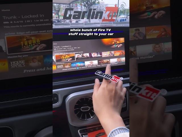 CarlinKit FireDrive Link-Enjoy Fire TV stick in car and add YouTube Netflix to head unit  #carplay