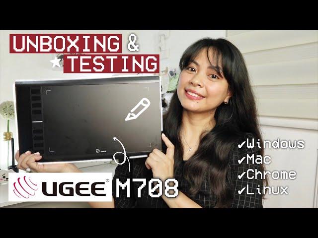 UGEE M708 V3 Pen Tablet (Unboxing, Installation & Testing on Apps) ︎ | Emmy Lou