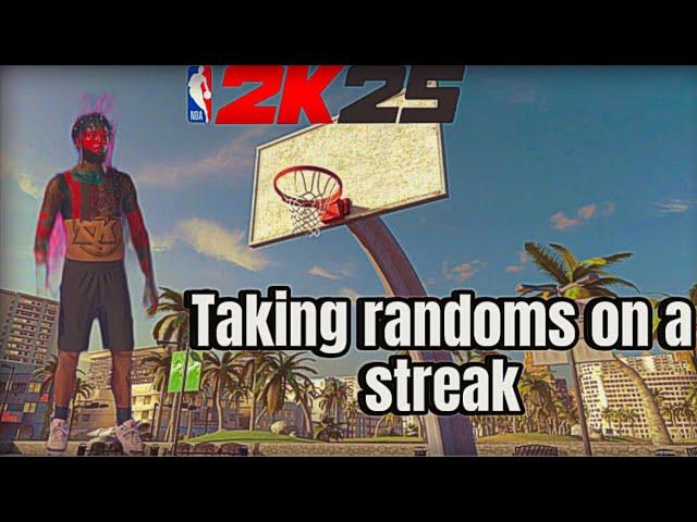 TAKING RANDOMS ON A STREAK! ONLY RHYTHM SHOOTING IN NBA2K25  #nba2k25 #nba2k25myteam