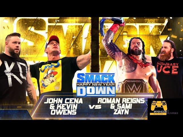 ( LIVE )WWE 2K22 CENA & KEVIN ( VS )  ROMAN & SAMI ZAYN #ps4live #smackdown