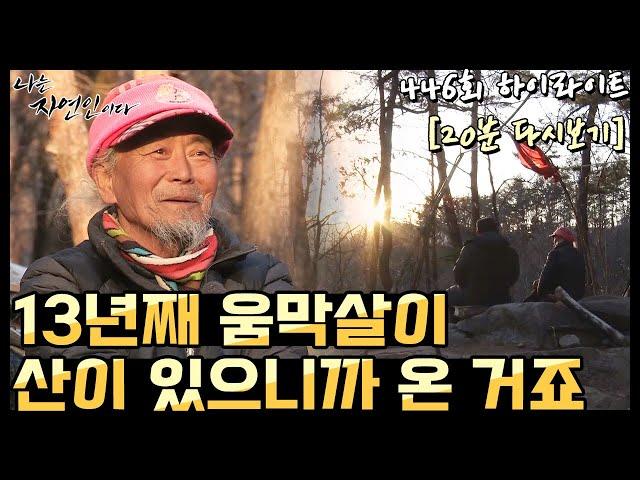 [20분 다시보기] '13년째 움막살이하는 자연인이 산에 온 이유' 나는 자연인이다 446회 하이라이트, MBN 210408 방송