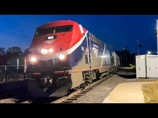 Amtrak P42DC in New Phase 7 Paint Leads Equipment Move with an Unusual Mix of Coaches - 9/11/2024