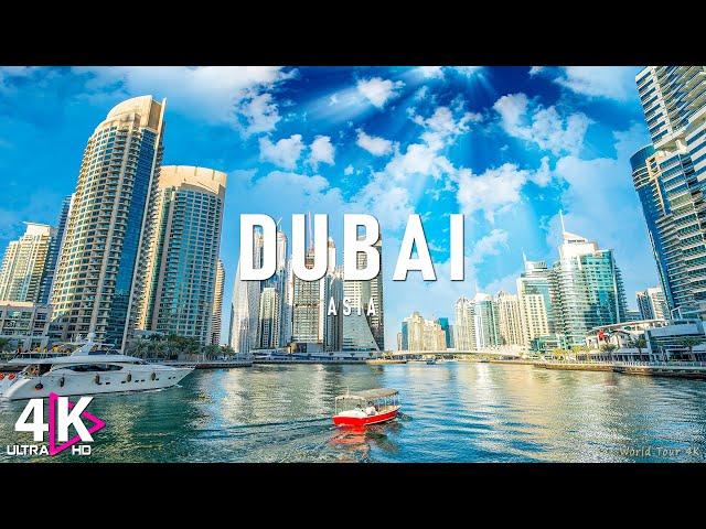 Dubai 4K Ultra HD • Stunning Footage, Scenic Relaxation Film With Calming Music