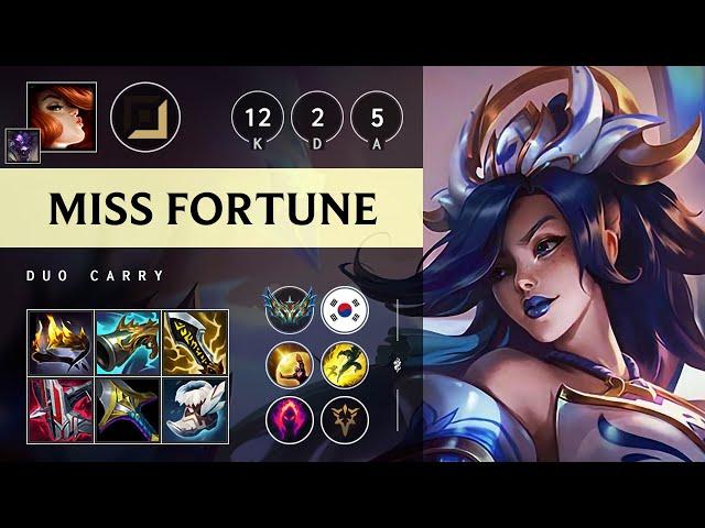 Miss Fortune ADC vs Kai'Sa: Triple Kill, Legendary - KR Challenger Patch 14.22