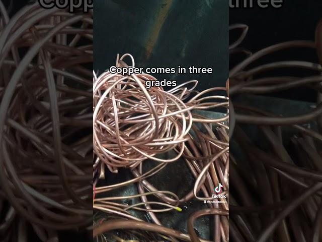 Let’s learn about metals: scrap copper grades