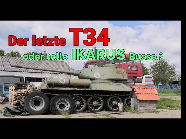 Zwischen einem Panzer T 34 und IKARUS -Bussen  - Die letzte IKARUS-Busschmiede Ungarns